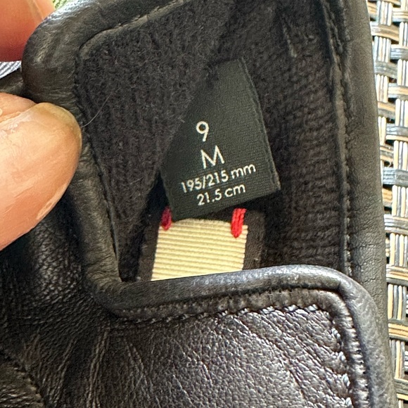 Gucci Men’s Vintage Striped Leather Gloves NWT | Cashmere-Lined | Italian Luxury - Picture 8 of 8